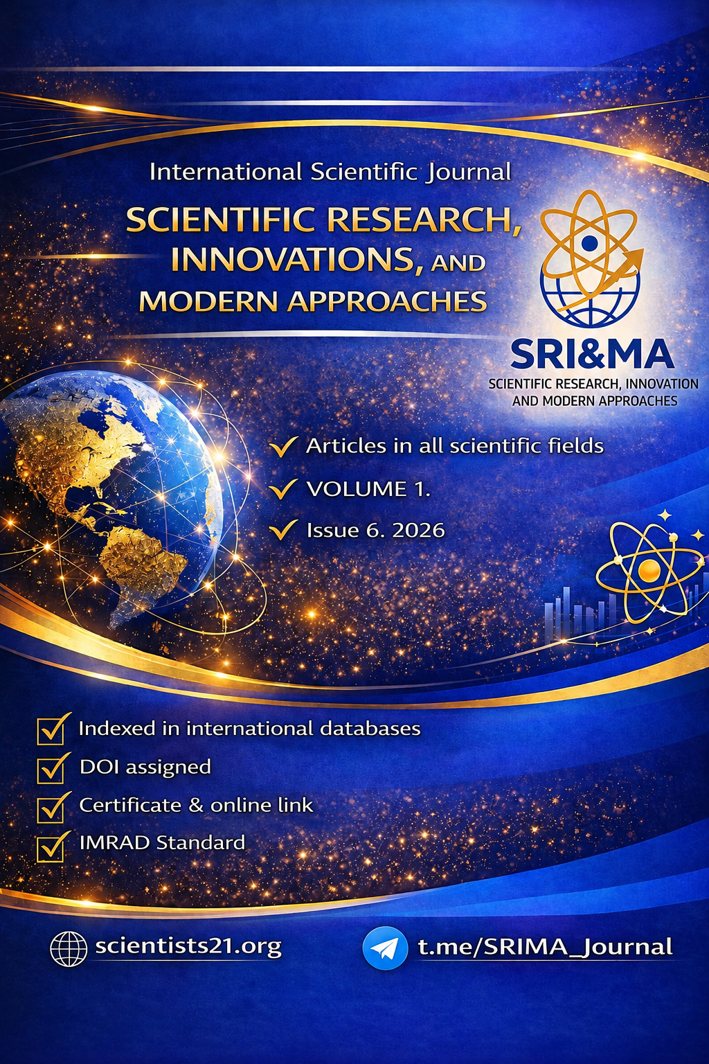 					View Vol. 1 No. 6 (2026): SCIENTIFIC RESEARCH, INNOVATIONS, AND MODERN APPROACHES
				