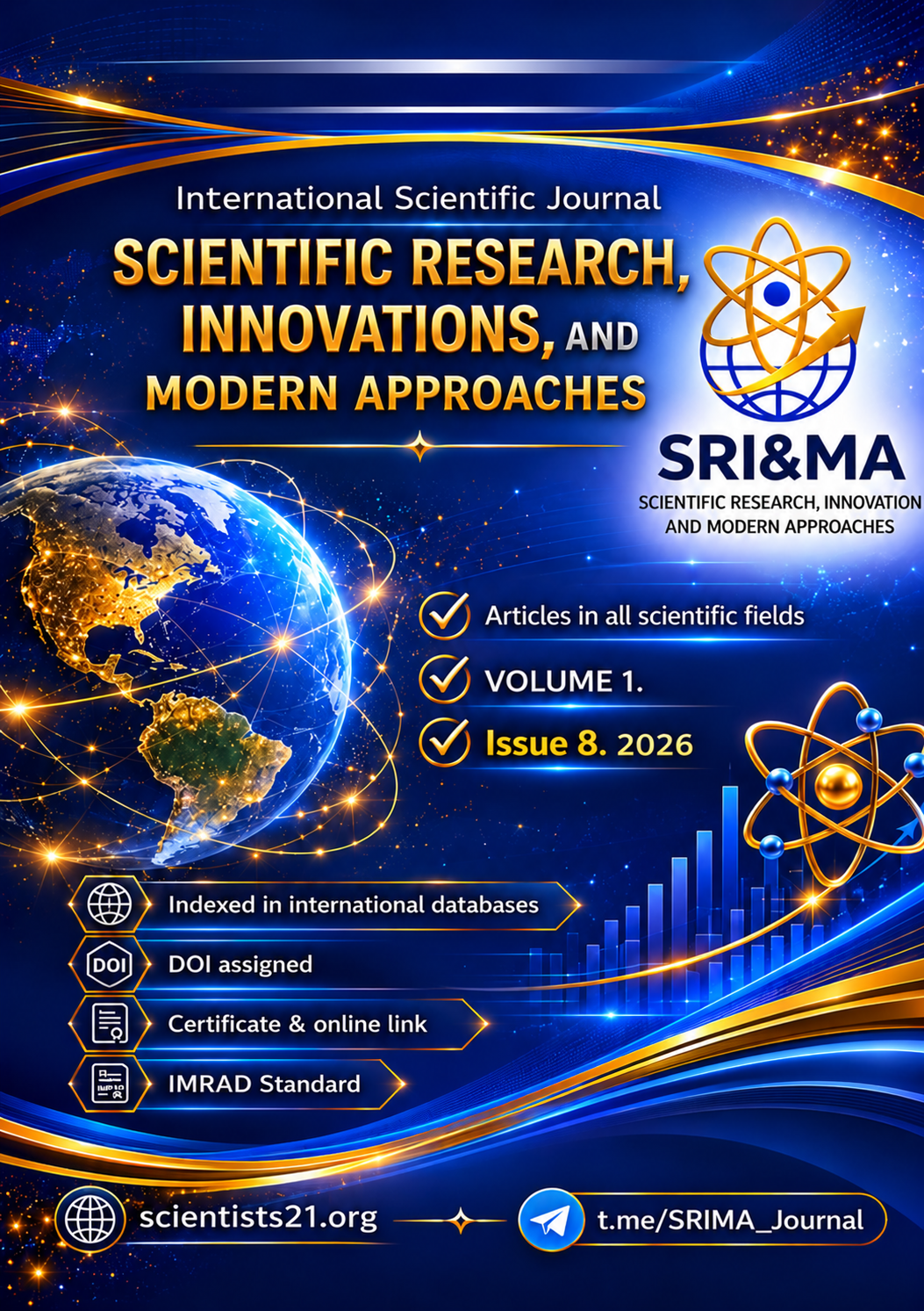 					View Vol. 1 No. 8 (2026): SCIENTIFIC RESEARCH,  INNOVATIONS, AND MODERN APPROACHES
				