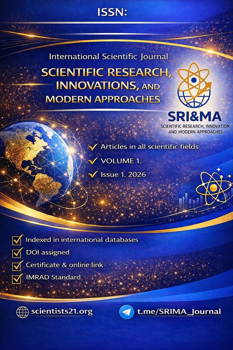 					View Vol. 1 No. 1 (2026): SCIENTIFIC RESEARCH,  INNOVATIONS, AND MODERN APPROACHES
				