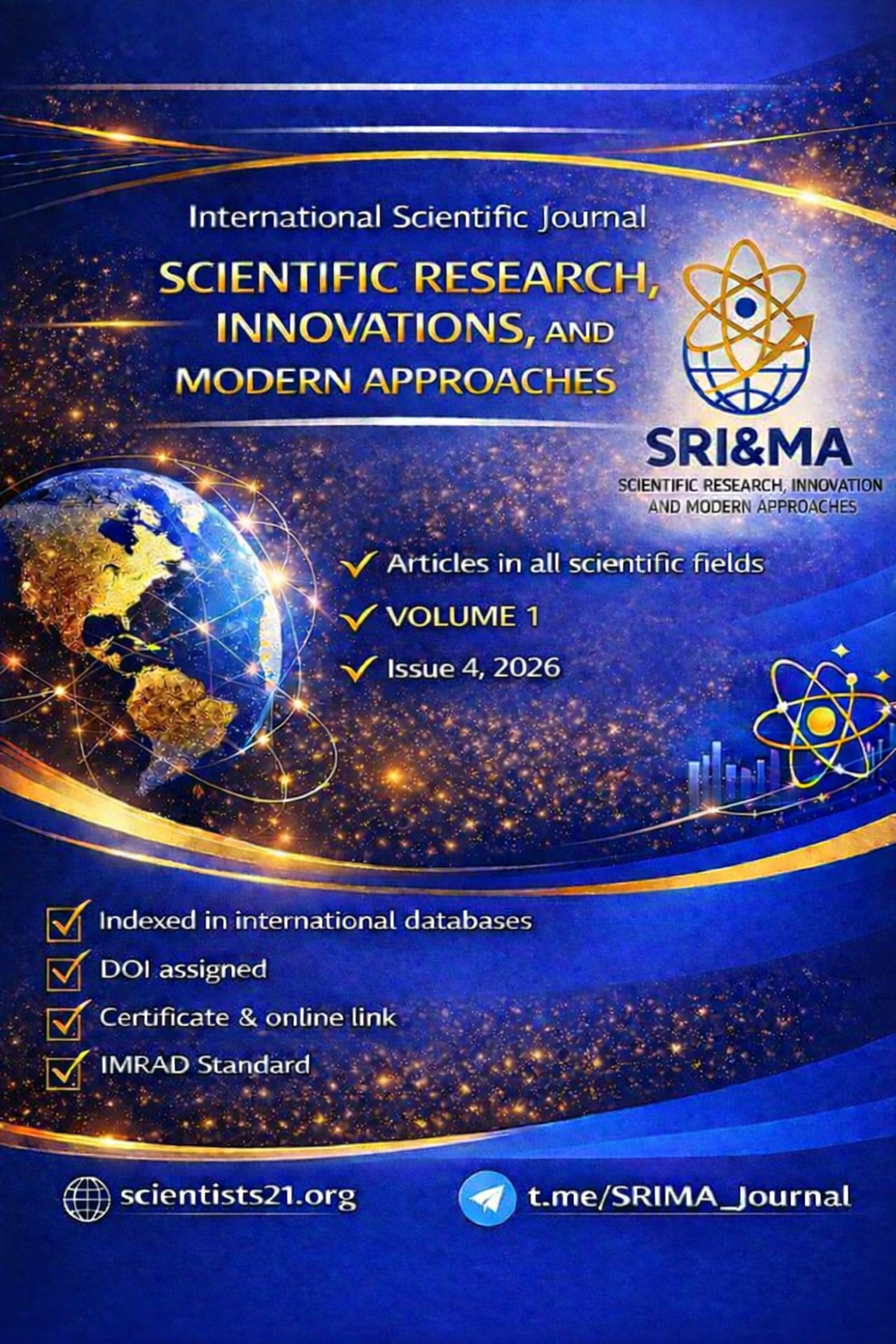 					View Vol. 1 No. 4 (2026): SCIENTIFIC RESEARCH,  INNOVATIONS, AND MODERN APPROACHES
				
